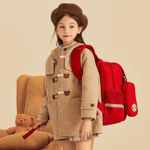 〔PawinPaw〕B8F小熊童装男女童儿童学院风格纹印花双肩包书包送笔袋 商品图2