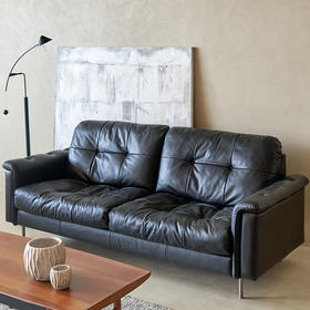 Stan 三人沙发 | 皮布面料可选，详询客服