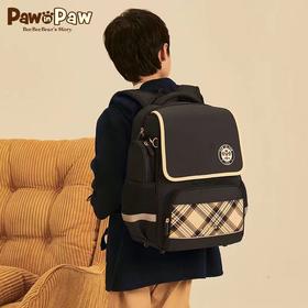 〔PawinPaw〕B8F小熊童装男童儿童学院风格纹印花双肩包书包送笔袋