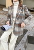 LNNNS 休闲百搭格纹西装外套 14946 商品缩略图2