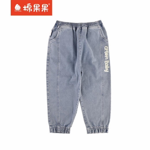 棉果果专柜同款春季新品女童梭织牛仔长裤M122200224015 商品图0