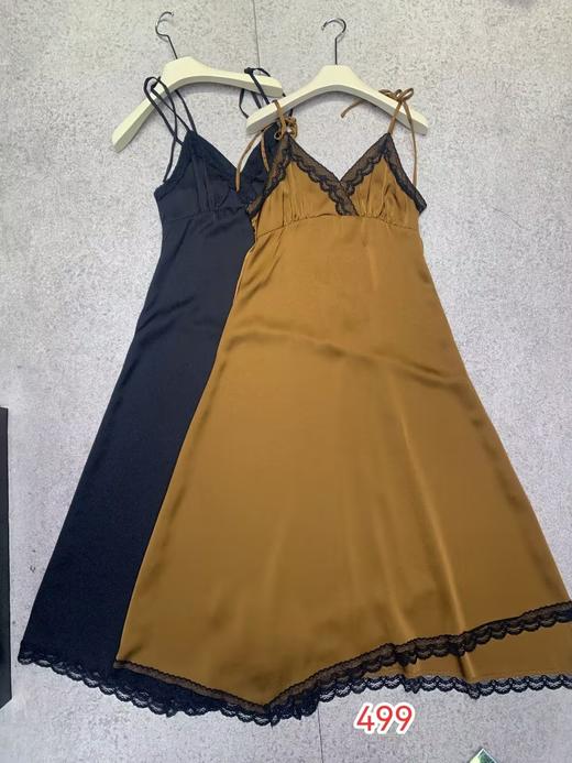 【门店同款】ENJOY夏季蕾丝边高垂吊带裙 151097495 商品图0