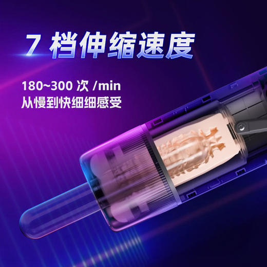 AKYOUNG系列元力电动伸缩震动飞机杯 商品图2