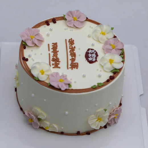 妈妈祝福裱花蛋糕 商品图0
