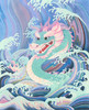 李娜《一潮山海-跃海》原作 商品缩略图0