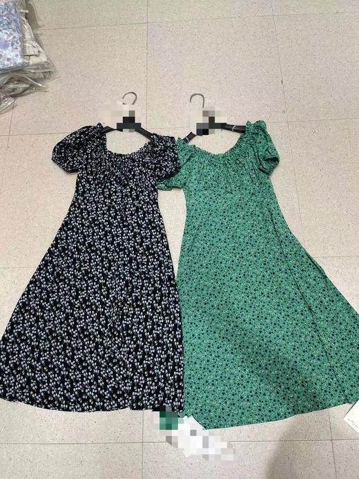 【门店同款】ENJOY2023年夏季褶皱方领碎花连衣裙 150569631 商品图0