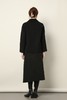 ELLA JADE 黑色翻领动物毛口袋大衣 17780 商品缩略图3