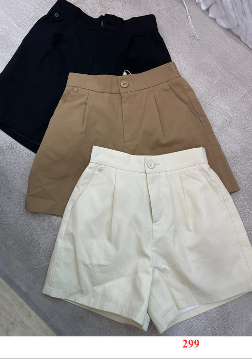 【门店同款】ENJOY夏季纯色A字高腰短裤 150719299 商品图0