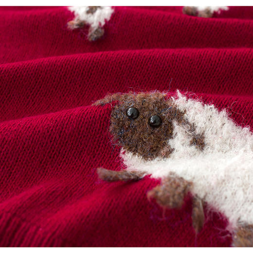 苏苏姐家洋意羊绒套头衫手工编织自制diy材料包毛线团 商品图2