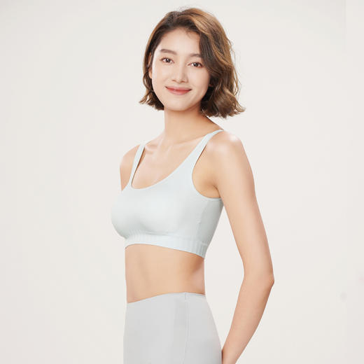 都市丽人抹胸女无缝面料背心无尺码半固定模杯短抹胸无钢圈无排扣LV41A8 商品图2