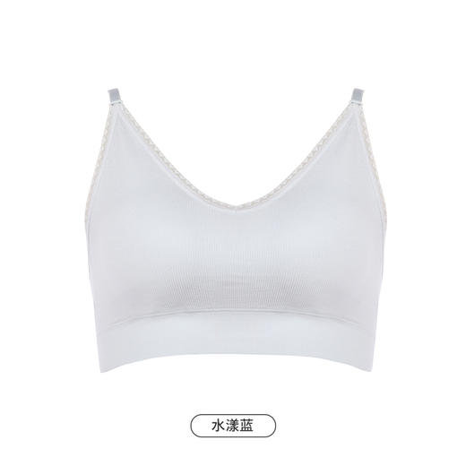 都市丽人抹胸女无缝面料背心无尺码半固定模杯短抹胸无钢圈无排扣LV4AA6 商品图10