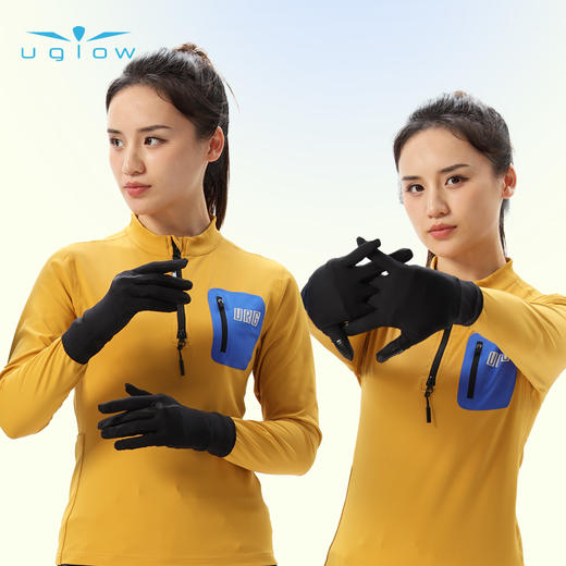 UGLOW轻量级竞速手套 THERMO GLOVE​跑马拉松比赛越野跑步耐力跑训练慢跑健身徒步运动 可定制 商品图0