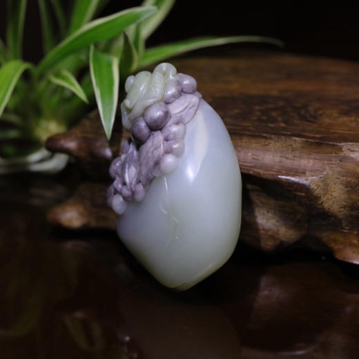 和田玉（白玉）独籽挂件-- 安居乐业 69.59g 商品图2