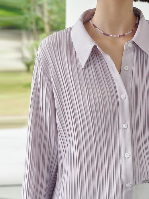 褶皱系列 立体压褶衬衫（四色）FJ4298235 商品图11