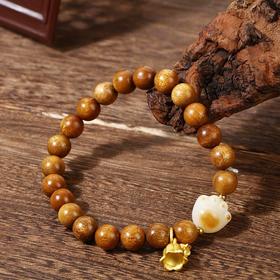 敦煌【敦煌金丝楠菩提猫爪手串】（敦煌/丹霞包装随机发货）敦煌福泽小众轻奢手串