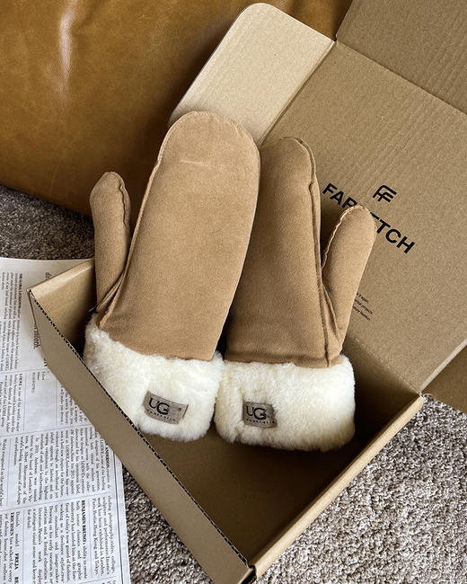 THS 1.13-无 UG家 冬日暖温暖 软软乎乎羊毛手套 2色 CU1145 商品图4