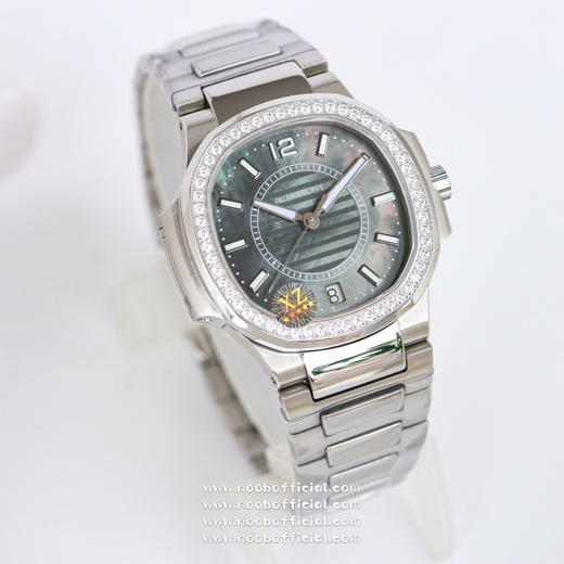 【2023超神之作 神级版本】百达.翡丽运动优雅鹦鹉螺女款腕表PP7008强势来袭！欢迎对比细节：1⃣️搭配正品一致的定制版9015机改Cal.324sc自动机芯，动能储存45小时 商品图9