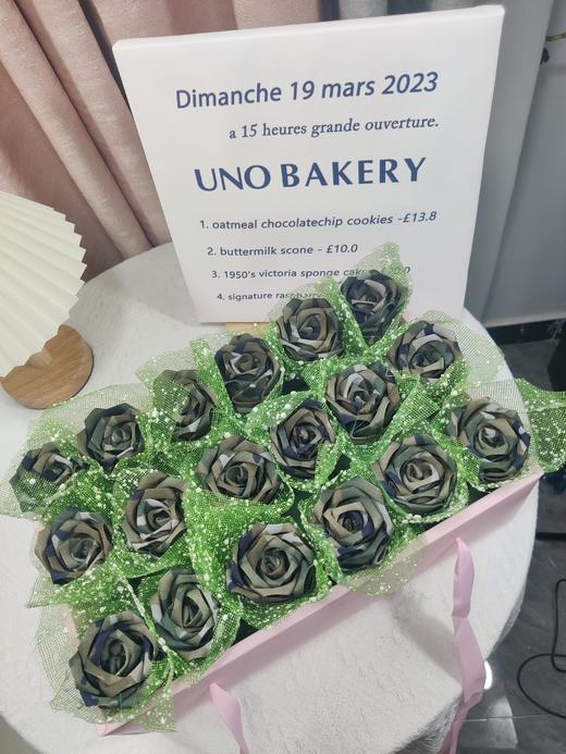 18朵蝴蝶结礼盒手工DIY牛津布玫瑰花束军恋礼物（手工制作产品不支持退换货哦）类lb 商品图7