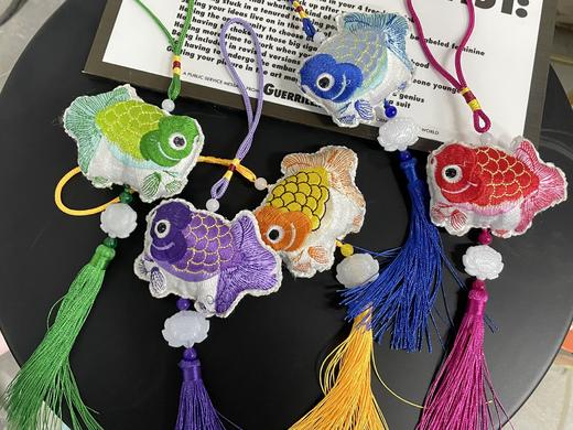 【新年捡漏款25元5条】莲花款流苏胖胖鱼香包 商品图10