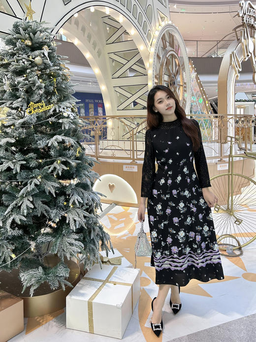 马天奴定制印花连衣裙MDS131DRX0 商品图6