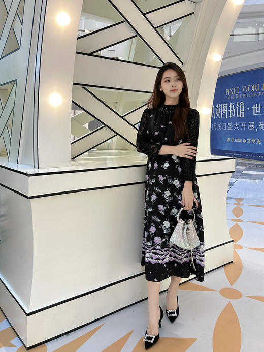 马天奴定制印花连衣裙MDS131DRX0 商品图3