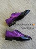 “紫气东来”小紫皮鞋💜花花团du家开发定制2024早春新款英伦深口鞋复古时髦； 手工鞋源头工厂定制 3cm跟高优雅百搭  金皱羊皮+牛漆皮 光泽明亮吸睛篙级抗皱好打理 内里小牛皮吸湿透气耐磨舒适！ 商品缩略图3