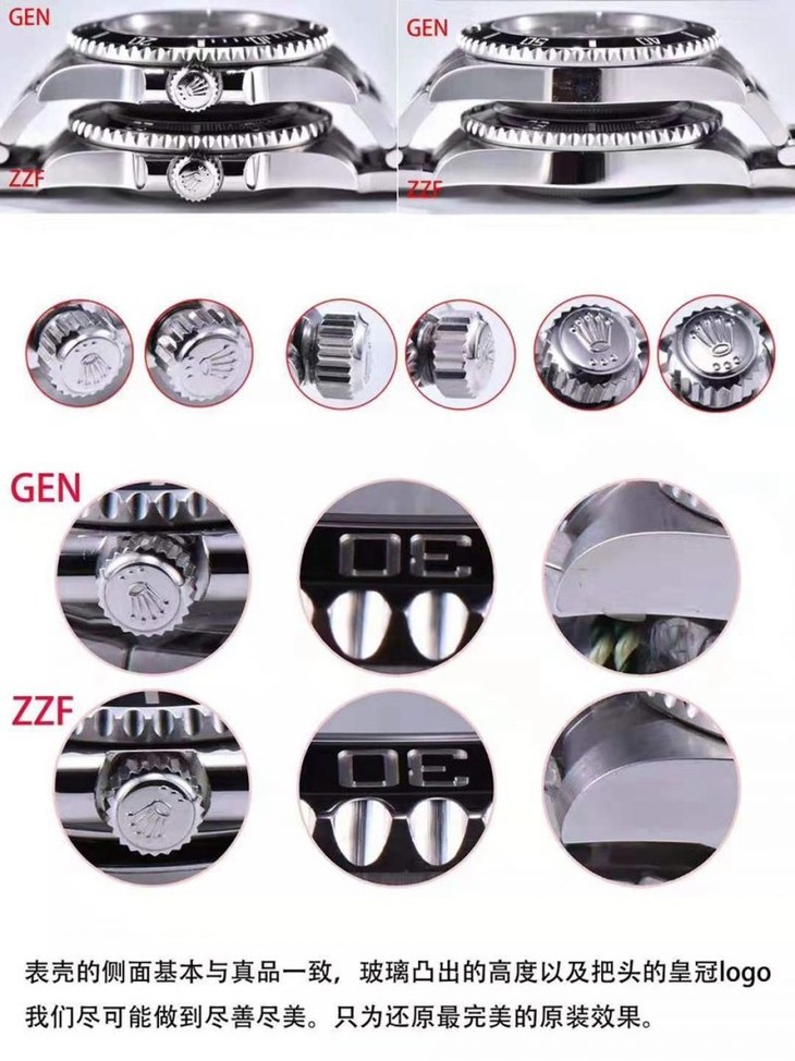 ZZF厂劳力士潜航者型系列114060-97200 无日历黑水鬼真假评测