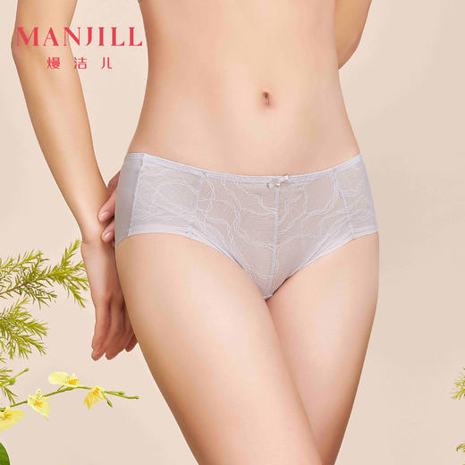 熳洁儿 氧气系列配套内裤女士中低腰中叉内裤23702221 商品图0