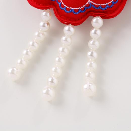 【新年红】【实体店同款】女童小背包红色拜年服安奈儿童装AG310571 商品图2