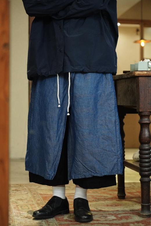 Vetements de travail双层叠穿阔腿裤 商品图8