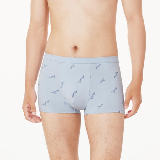 都市丽人都市锋尚日常休闲内裤男40S棉拉架男士内裤平角内裤FK4BA2 商品图1