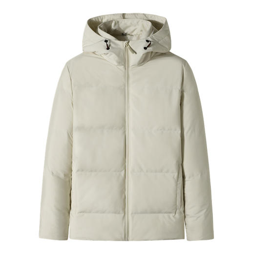 【新款DTH】大依优型大码连帽羽绒服短款多色休闲保暖加厚外套潮流胖子白鸭绒男装胖子上衣冬季 商品图0