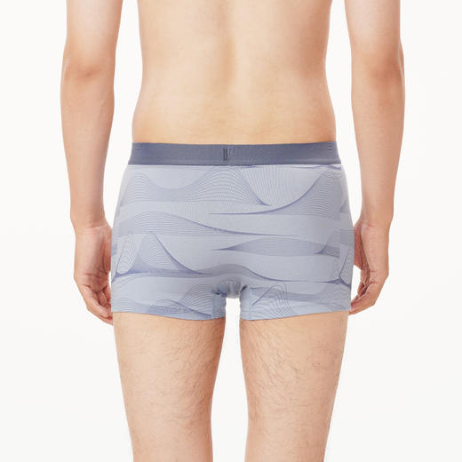 都市丽人都市锋尚日常休闲内裤男40S棉拉架男士内裤平角内裤FK4CC2 商品图3