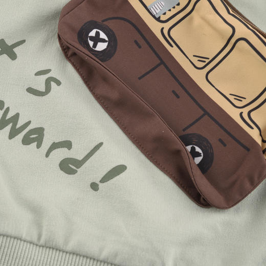 棉果果专柜同款春季新品男童纯棉圆领套头卫衣M112180224060 商品图4