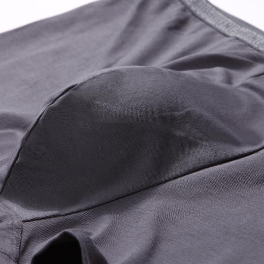 都市丽人都市锋尚简约基础内裤男40S棉拉架男士内裤平角内裤FK4CC8 商品图7