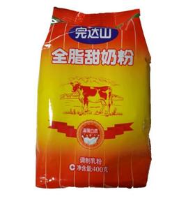 完达山全脂甜奶粉400g/袋