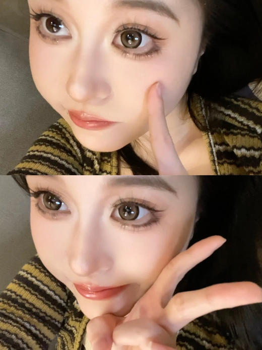 月抛 Focus Moon 小熊很忙 14.5 粗边狗狗眼 商品图3