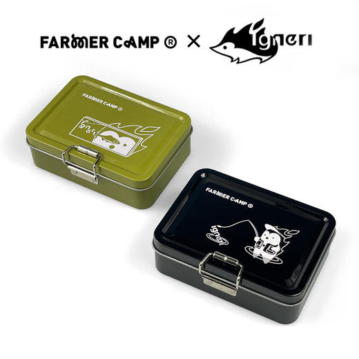 igneri小刺猬 钓鱼饵料盒 金属收纳盒 商品图0