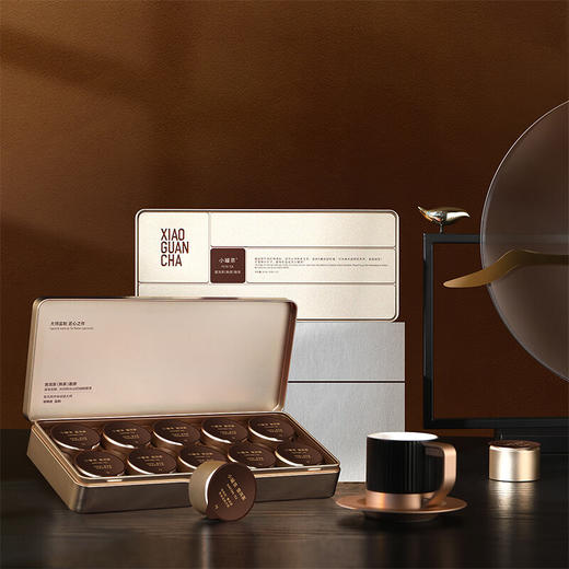 【顺丰】小罐茶金罐特级黑茶云南普洱熟茶茶叶礼盒装40g 商品图7