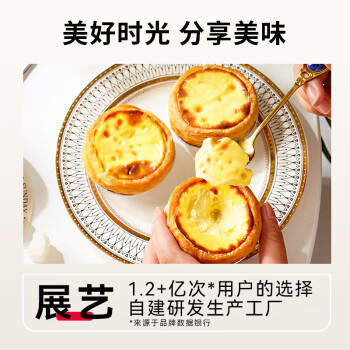 展艺醇香蛋挞液500g*2盒 早餐家用烘焙半成品葡式蛋挞液 商品图1