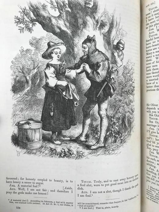 1859年 莎士比亚作品集（卷2） 约翰·吉尔伯特数百幅插图 皮装16开 商品图5