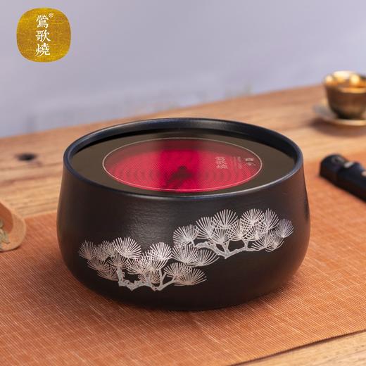 莺歌烧 黑底银松电陶炉 莺歌烧电陶炉轻音家用遥控器烧水煮茶器茶道泡茶茶炉【厂家直发】 商品图4