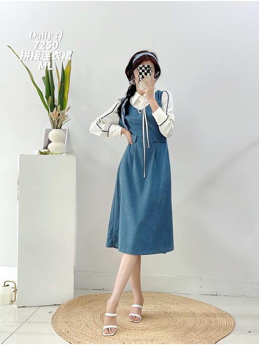 327250#拼接连衣裙 商品图0