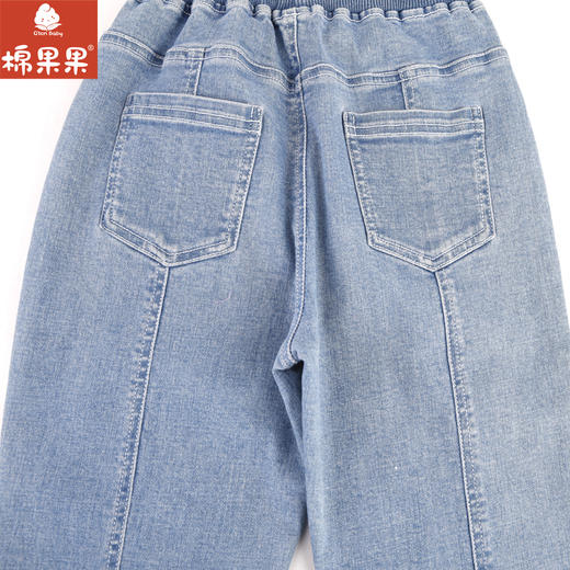 棉果果专柜同款春季新品男童弹力牛仔长裤M112200224064 商品图2