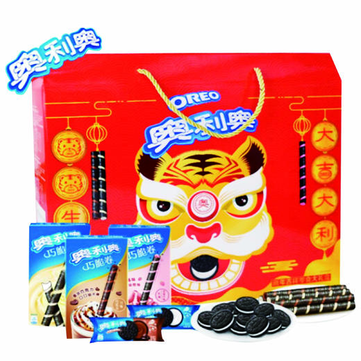 奥利奥新年吉祥零食大礼盒568g/盒 商品图0