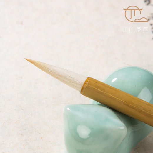 90年代上海周虎臣制四海大楷老毛笔 商品图4