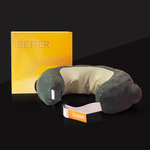 左点充气按摩颈枕 商品图5