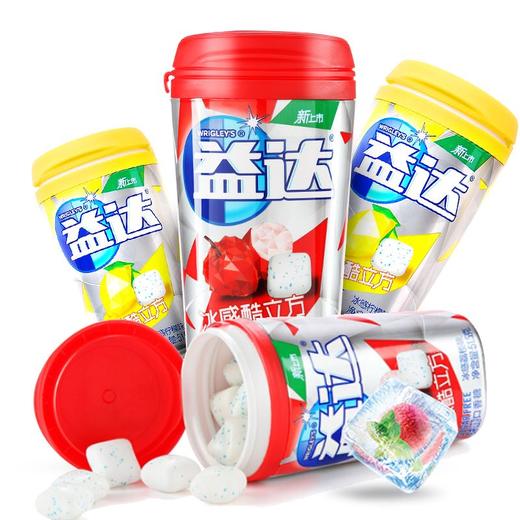 益达冰感酷立方冰感荔枝味51.5g/瓶 商品图0