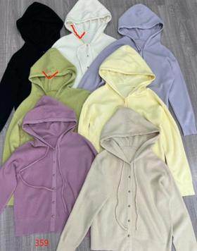 【门店同款】ENJOY2023年春季金属扣带帽针织 150251841