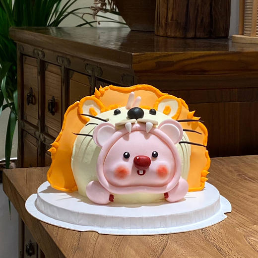 星座蛋糕 | 狮子座蛋糕6寸立体异形（纯动物奶油 新鲜水果夹心 提前3天预定） 商品图1